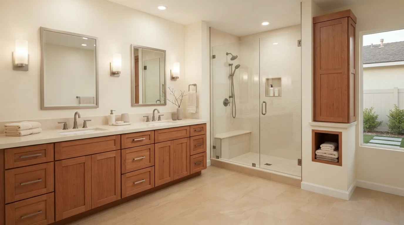 Milton Keynes bathroom remodel ready for final CTA