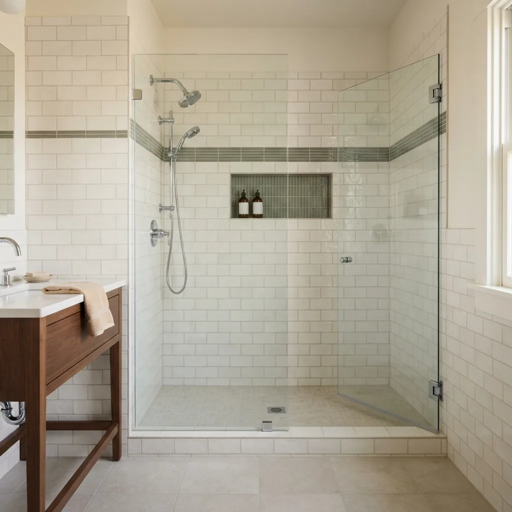 Dark Grout Subway Tile