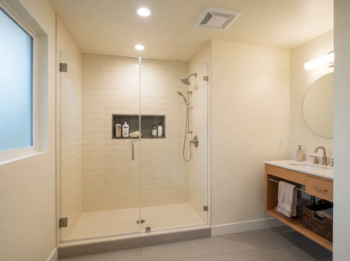 Shower Lighting & Ventilation