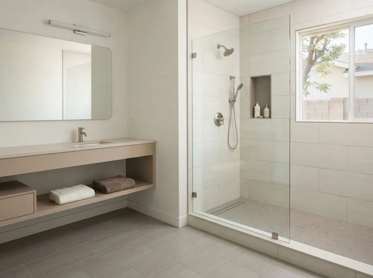 Bathroom shower renovation final CTA