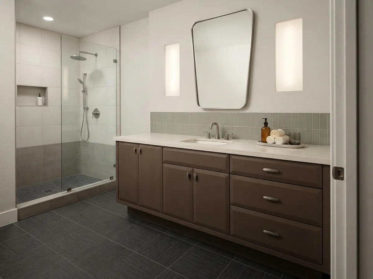 Spa-Inspired Vanity Design