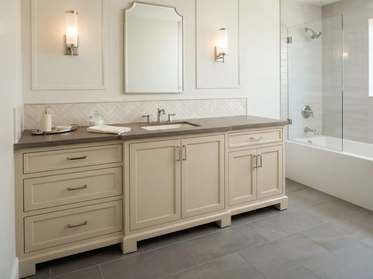 Traditional & Transitional Vanity Design