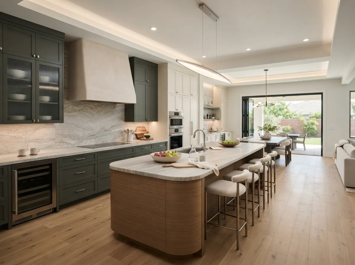 Large & Open Concept Kitchen
