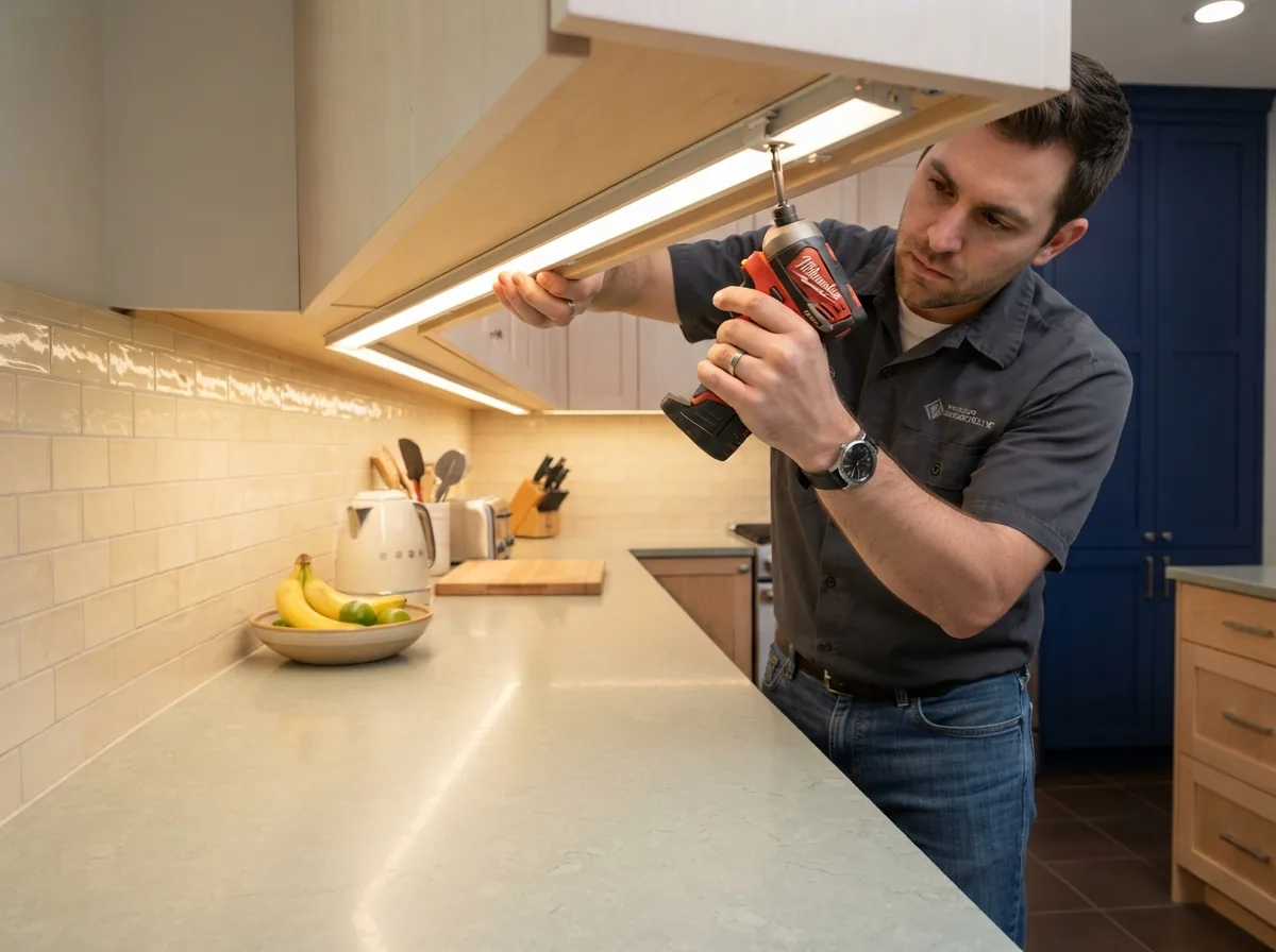 Under Cabinet Lighting Installation